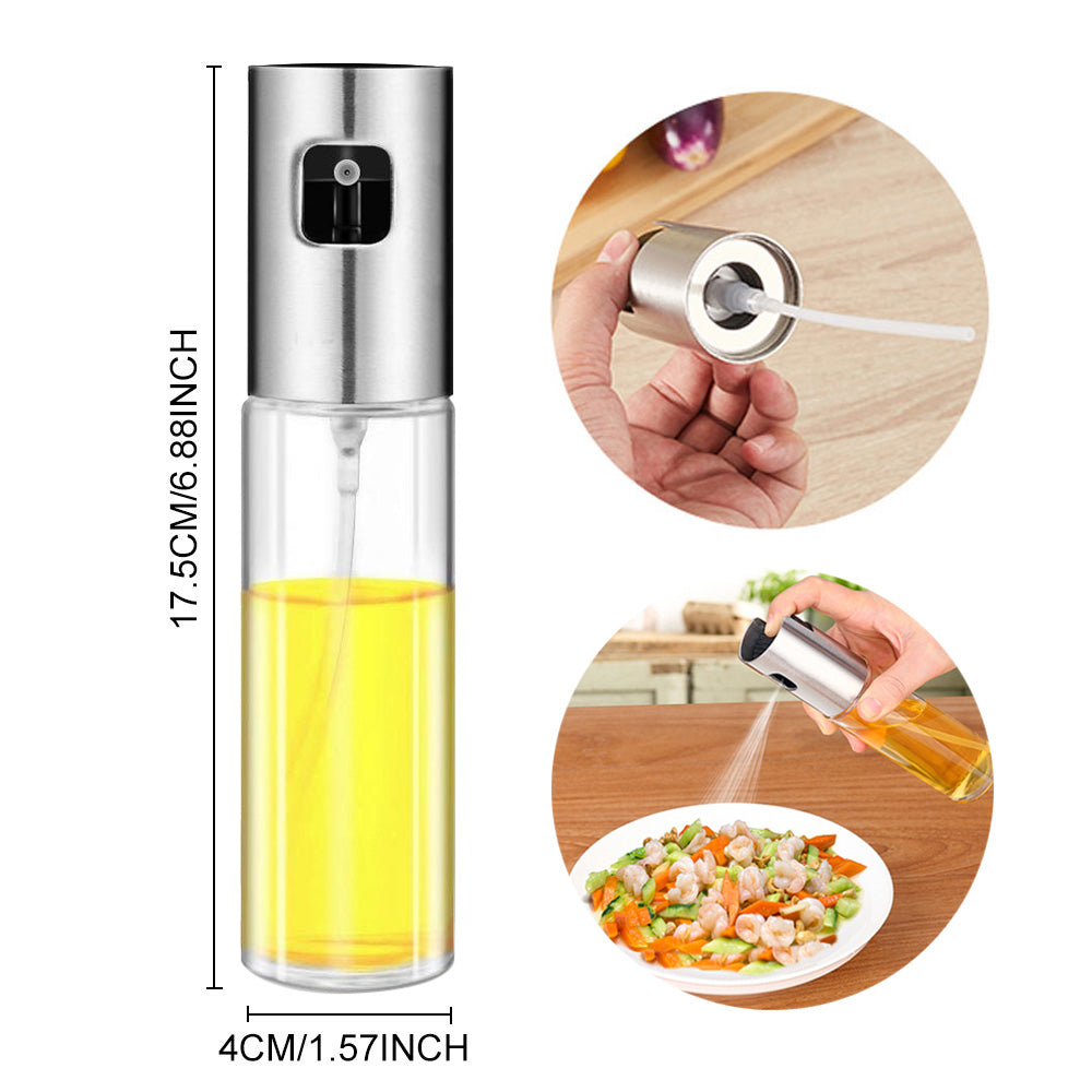 SprayMist Glass Oil & Vinegar Dispenser Bottle