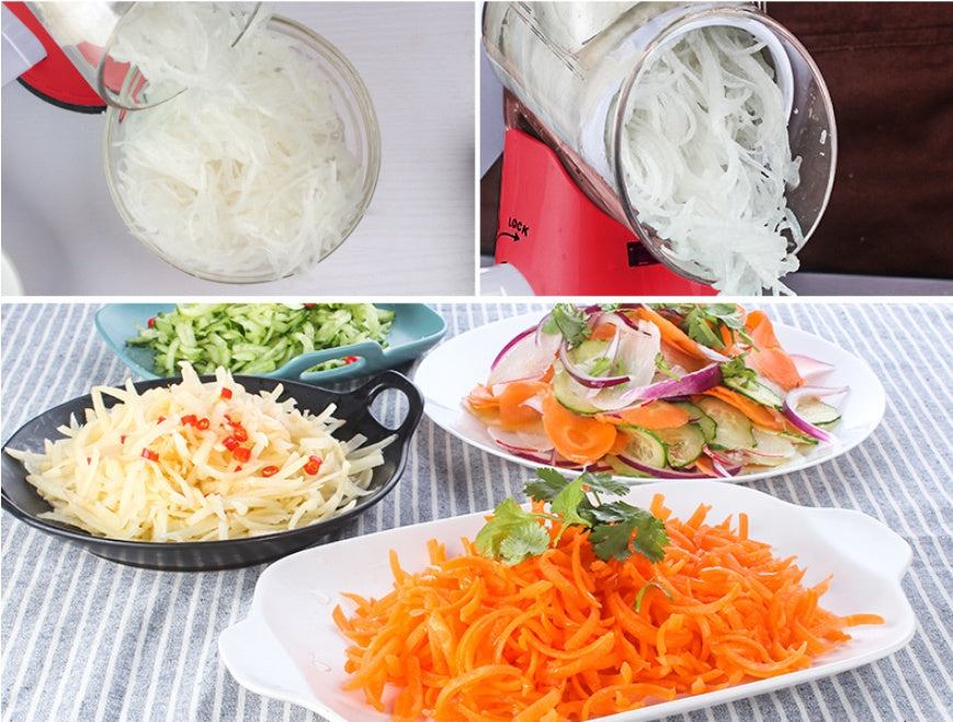 SliceEase Round Mandoline Vegetable Slicer