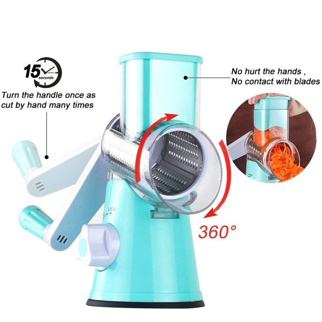 SliceEase Round Mandoline Vegetable Slicer