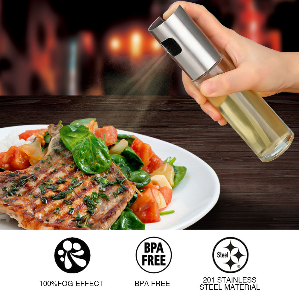 SprayMist Glass Oil & Vinegar Dispenser Bottle