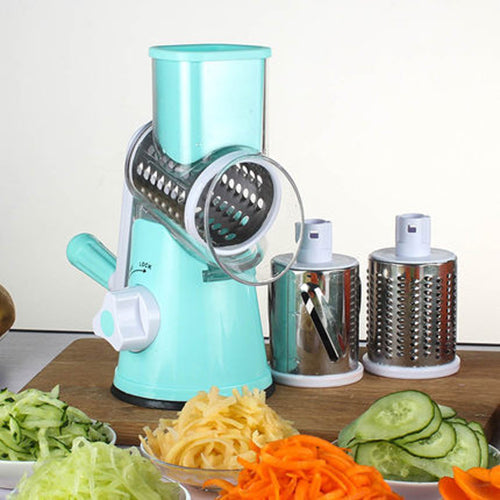 SliceEase Round Mandoline Vegetable Slicer