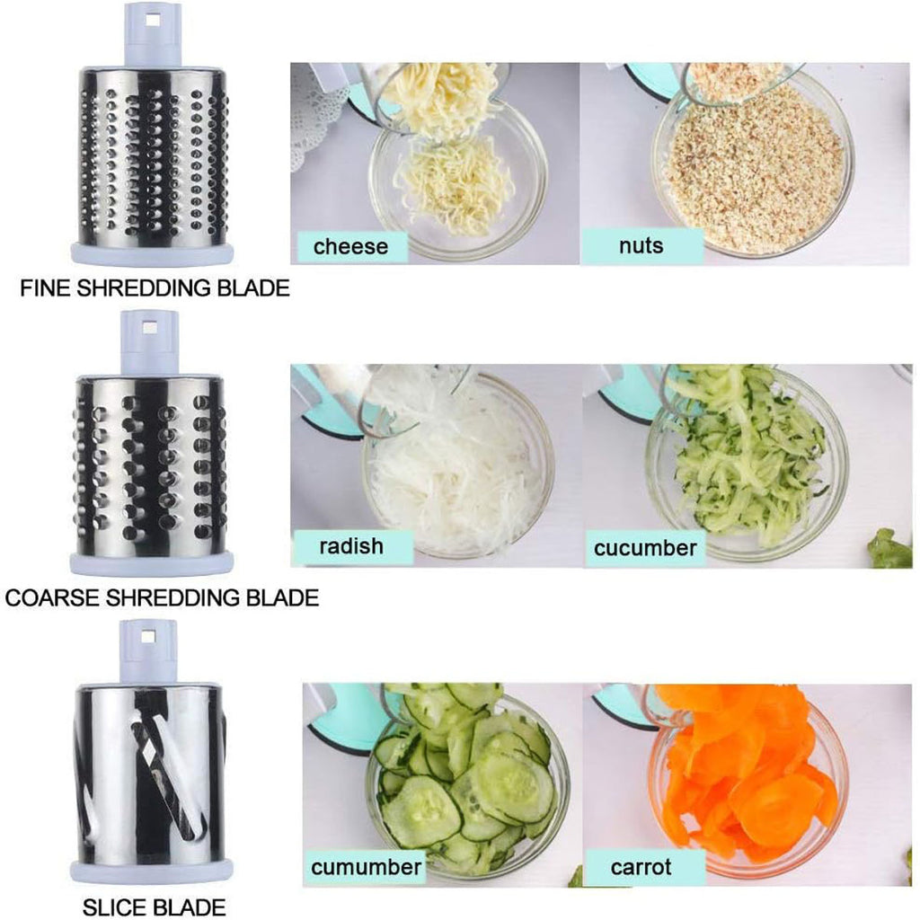 SliceEase Round Mandoline Vegetable Slicer